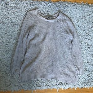 American Eagle braided back sweater
